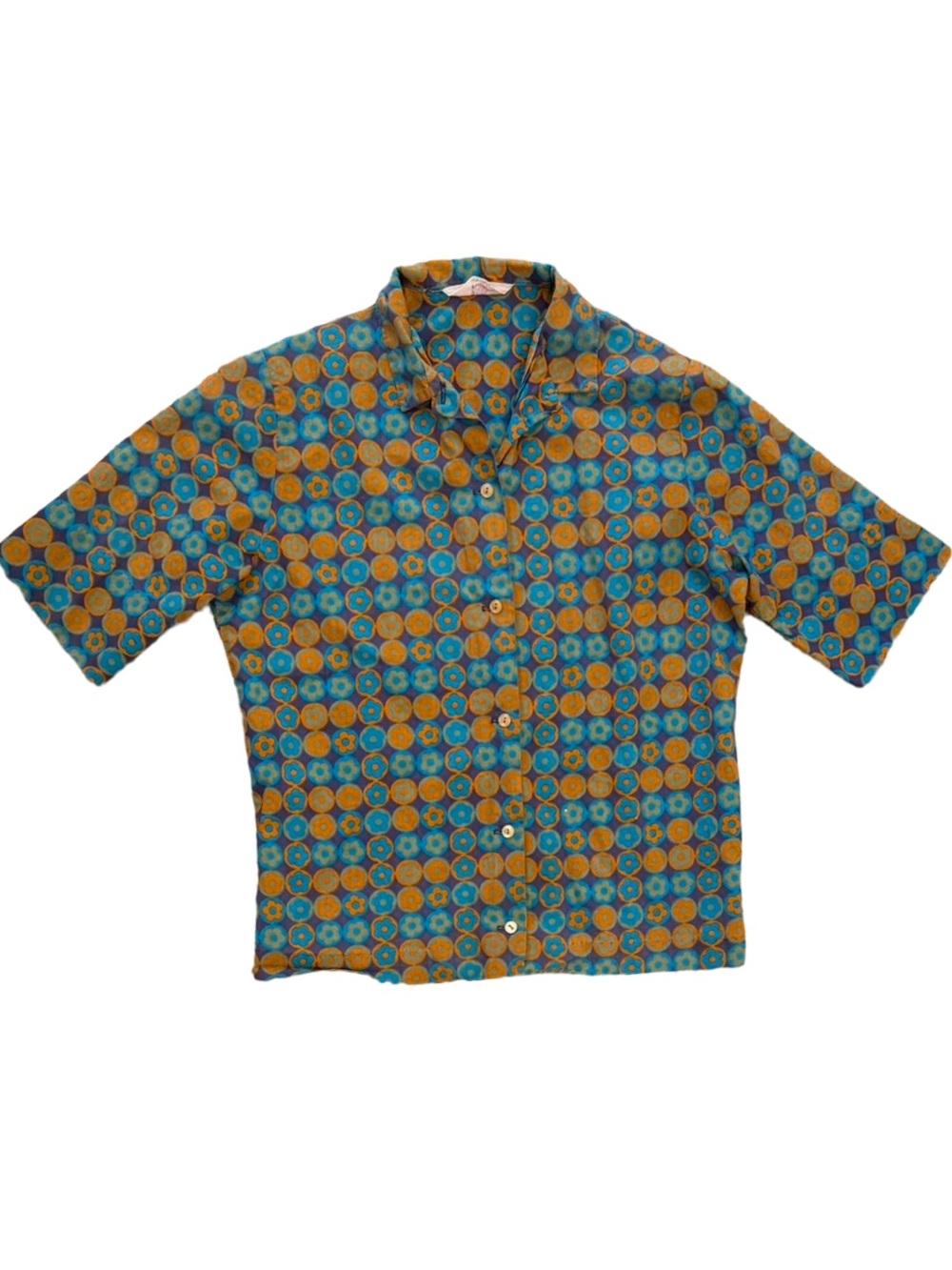 Vintage Pykettes Camp Floral Button Down